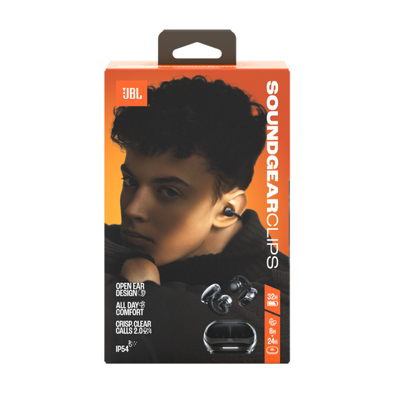 JBL SOUNDGEAR CLIPS ブラック JBL Soundgear Clips 完全ワイヤレスイヤホン イヤーカフ型 ブラック