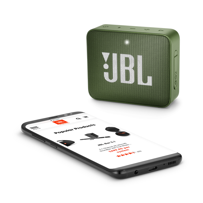 JBL Go 2 - Moss Green - Portable Bluetooth speaker - Detailshot 3 image number null