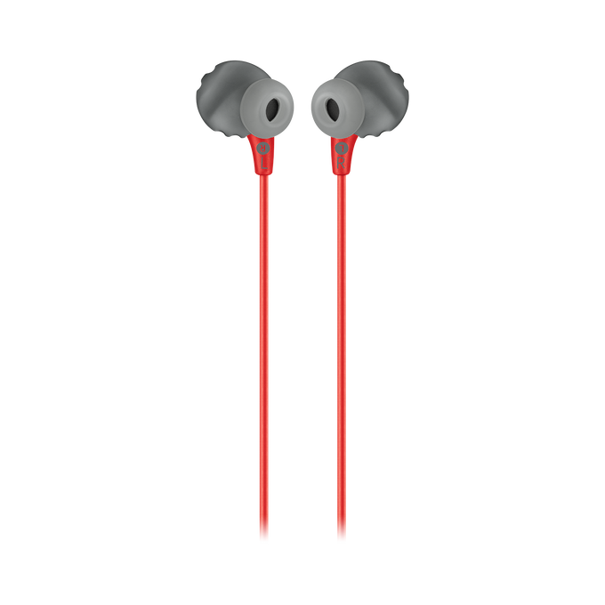 JBL Endurance RUN - Red - Sweatproof Wired Sport In-Ear Headphones - Back image number null