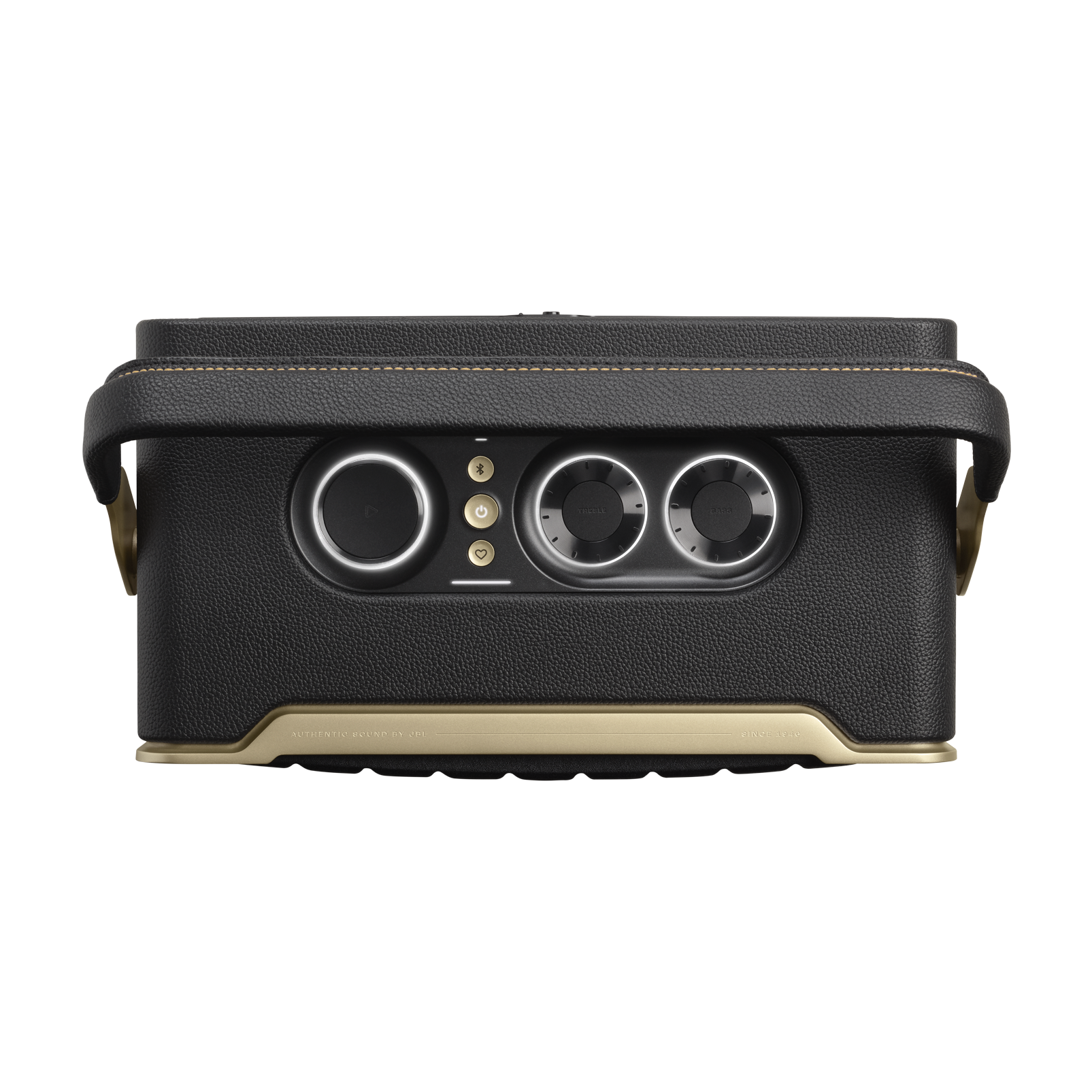 JBL Authentics 300 - Retro Style Wireless Bluetooth and Wi-Fi 100W Smart Home Speaker (JBLAUTH300BLKAM) + USB-C Cable + Network Cable + AUX Cable + Wire Straps + Cleaning Cloth - Thumbnail 5