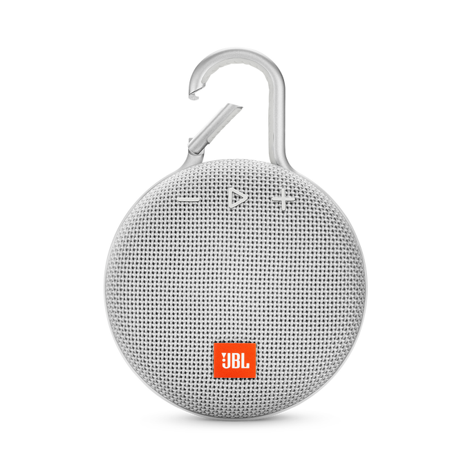 JBL Clip 3 - Steel White - Portable Bluetooth® speaker - Front image number null