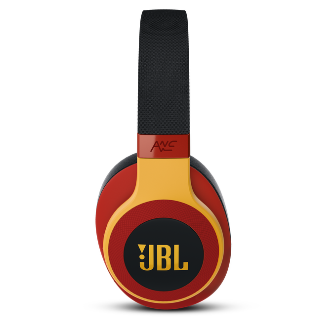 JBL E65BTNC - Black / Red - Wireless over-ear noise-cancelling headphones - Detailshot 3 image number null