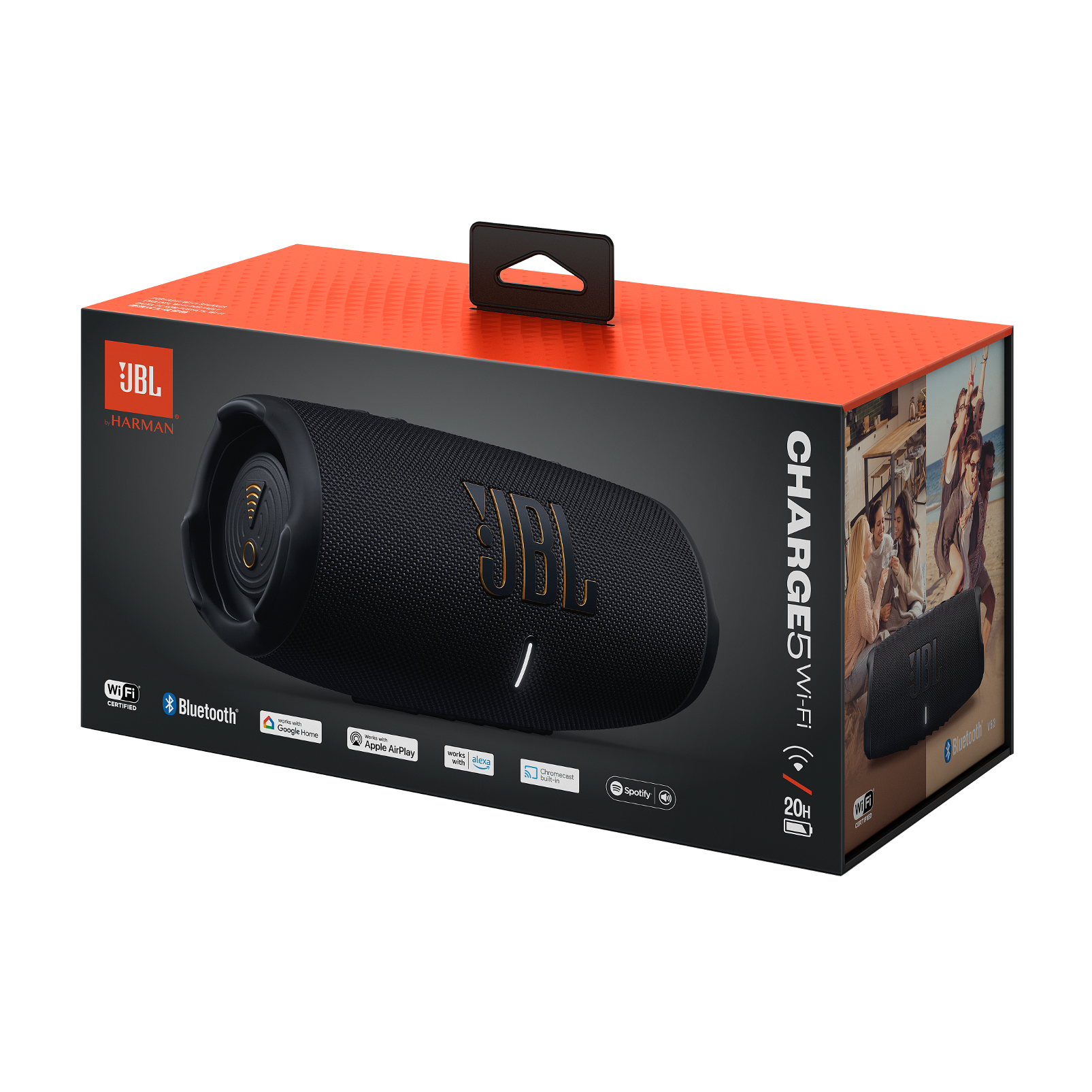 JBL CHARGE5 Bluetoothスピーカー 2ウェイ USBC 青 ② JBL、2ウェイ