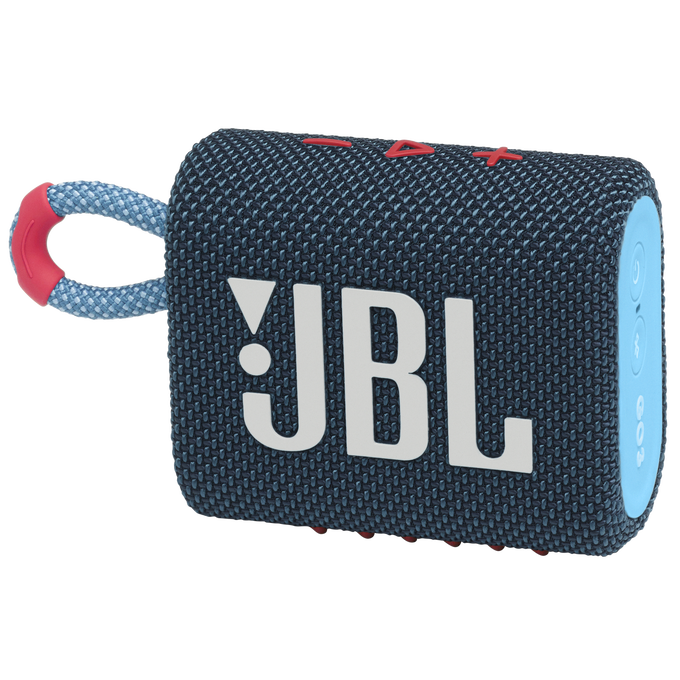 JBL Go 3 - Blue / Pink - Portable Waterproof Speaker - Hero image number null