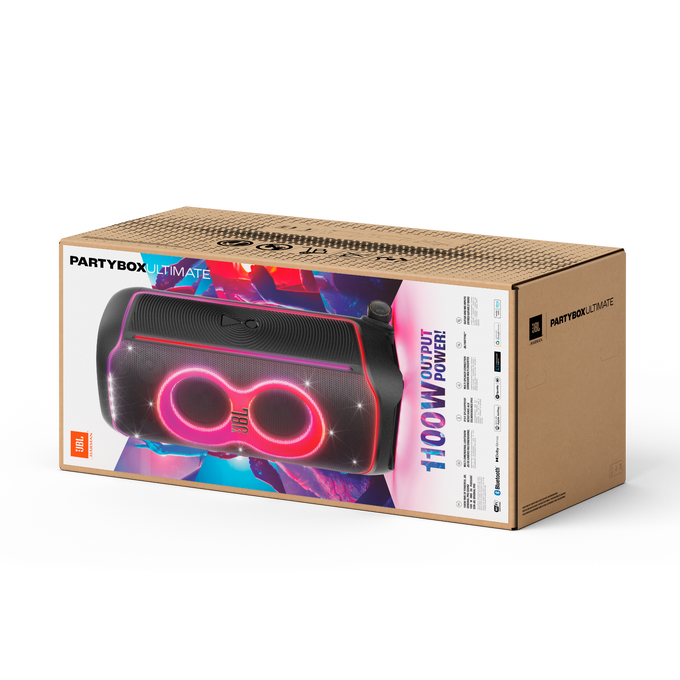 Voici la JBL PartyBox Ultimate : une grosse enceinte sans fil RGB pour gros  son, réservée aux gros fêtards