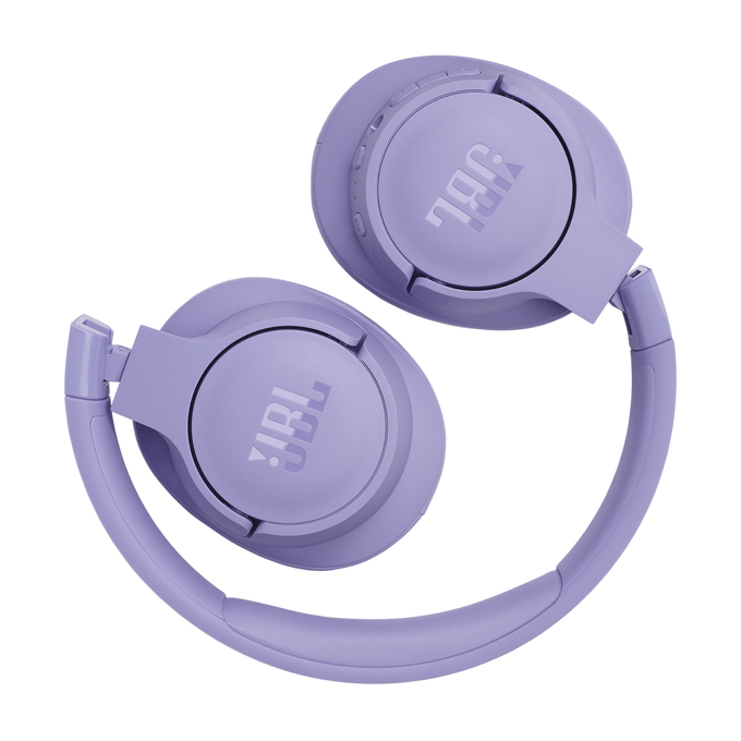 JBL Tune 770NC - Purple - Adaptive Noise Cancelling Wireless Over-Ear Headphones - Detailshot 4 image number null