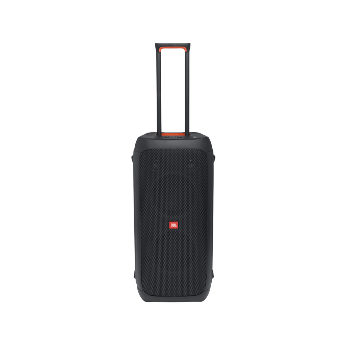 JBL Partybox 310 + Mic - Black - Portable party speaker with 240W powerful sound, built-in lightshow and wired mic - Front image number null