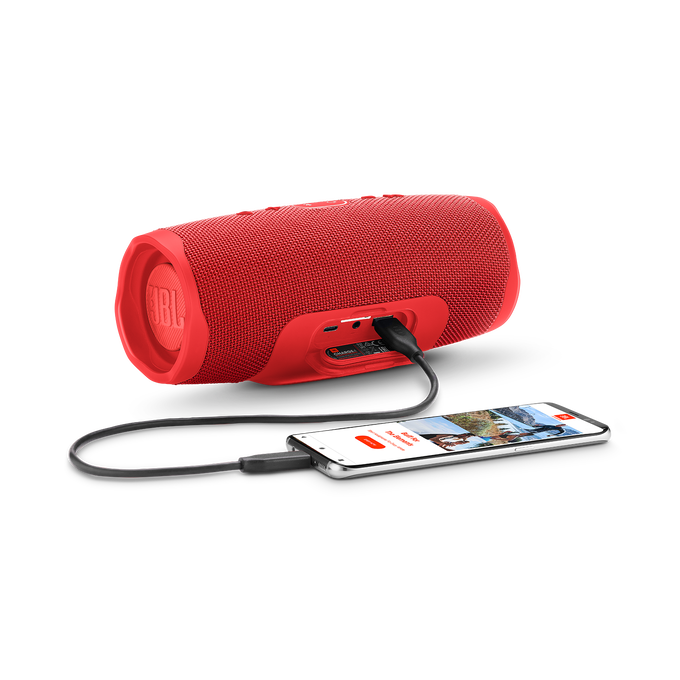 JBL Charge 4 - Red - Portable Bluetooth speaker - Detailshot 4 image number null