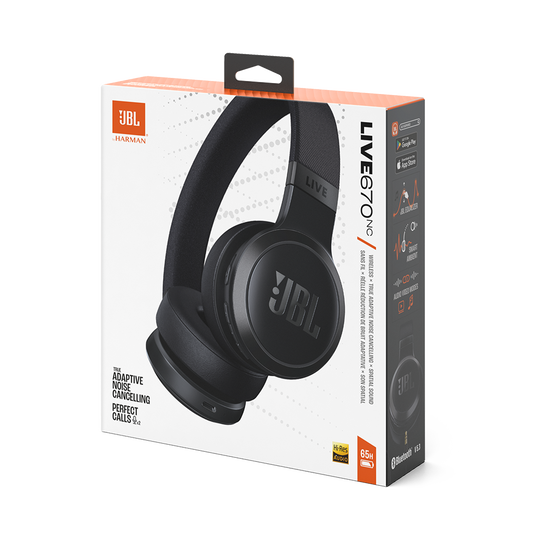 JBL Live 670NC | Kabelloser On-Ear-Kopfhörer mit True Adaptive