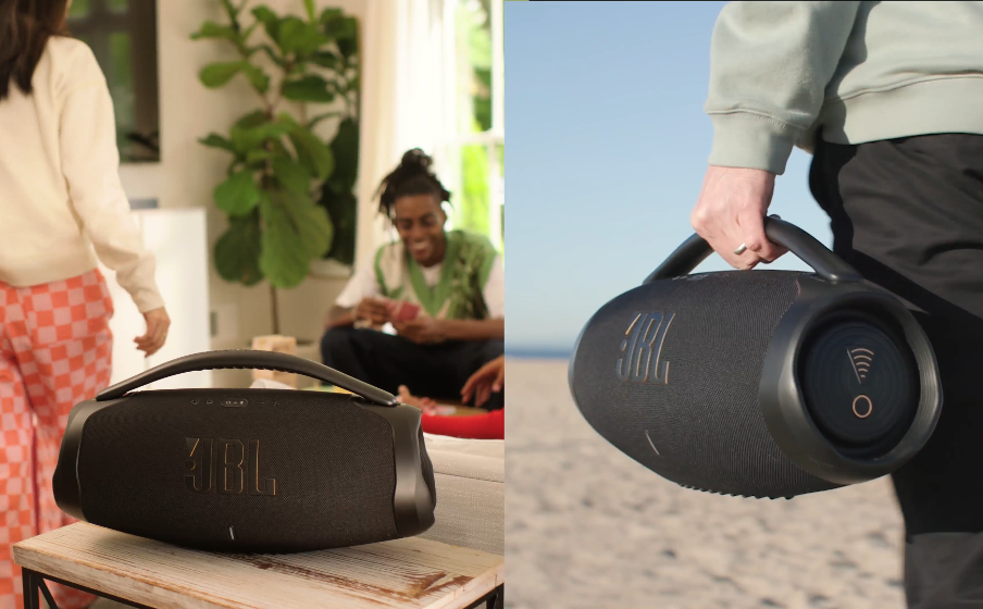 JBL Boombox 3 Wi-Fi | Leistungsstarker tragbarer WLAN- und