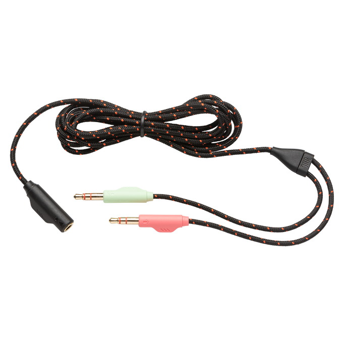 JBL Cable splitter for Quantum 200 - Black - Splitter adapter cable 3.5mm, 150cm - Hero image number null