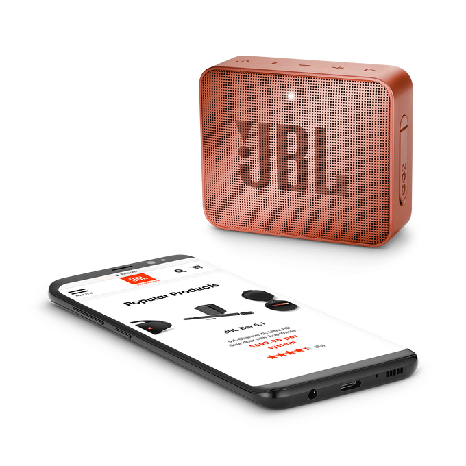 JBL Go 2 - Sunkissed Cinnamon - Portable Bluetooth speaker - Detailshot 3 image number null