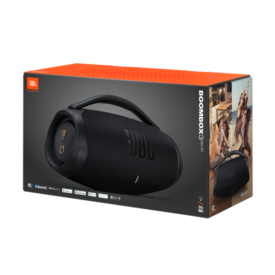 JBL Boombox 3 Wi-Fi | Leistungsstarker tragbarer WLAN- und