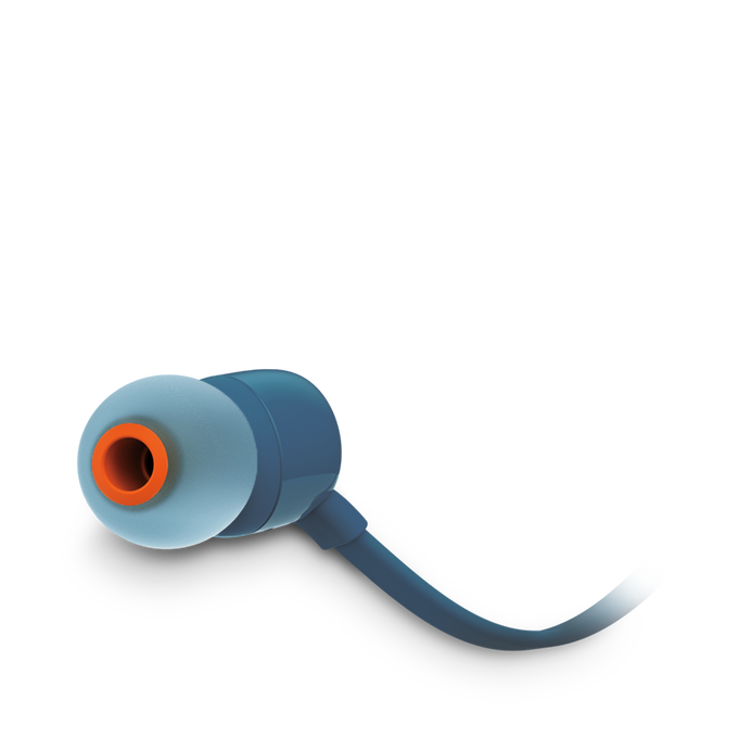 JBL Tune 110 - Blue - In-ear headphones - Detailshot 1 image number null