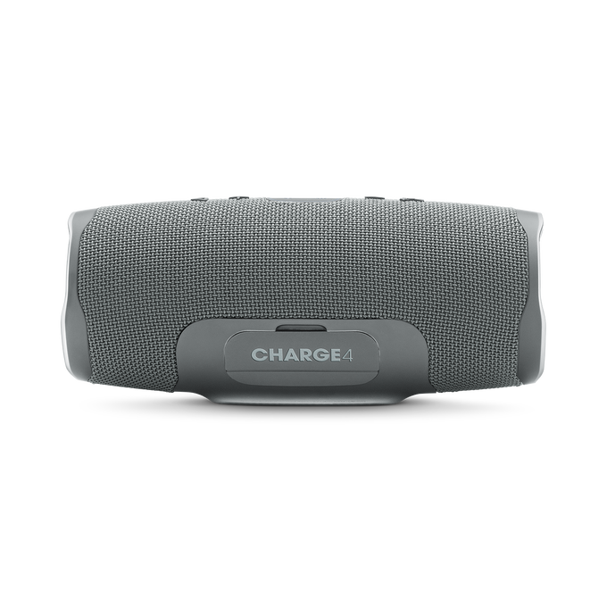 JBL Charge 4 - Grey - Portable Bluetooth speaker - Back image number null