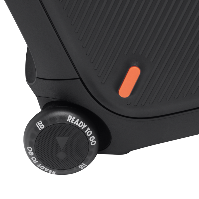 JBL Partybox 310 + Mic - Black - Portable party speaker with 240W powerful sound, built-in lightshow and wired mic - Detailshot 5 image number null