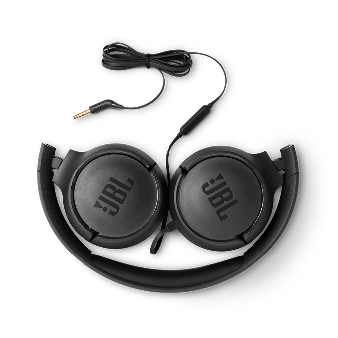 JBL Tune 500 - Black - Wired on-ear headphones - Detailshot 1 image number null